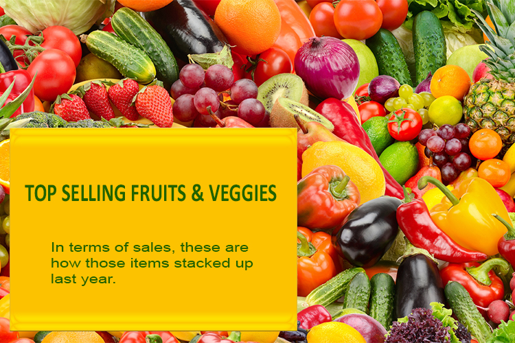 Top Selling Fruits & Veggies